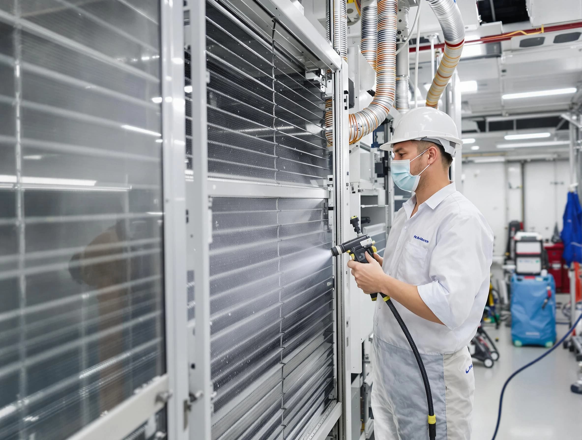 Professional AC coil cleaning by Salt Lake City Air Duct Cleaning in Salt Lake City