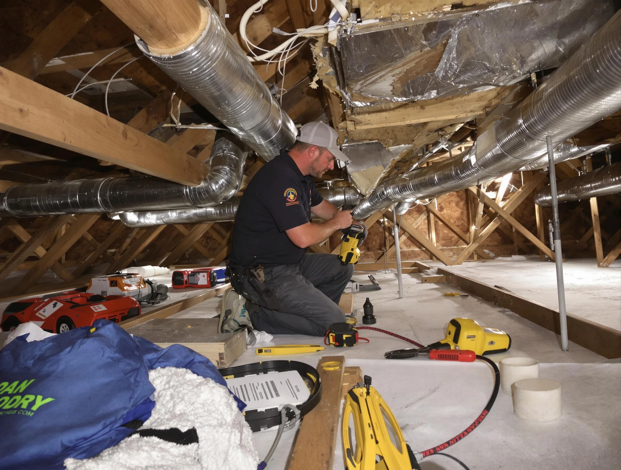 Professional air duct repair by Salt Lake City Air Duct Cleaning in Salt Lake City