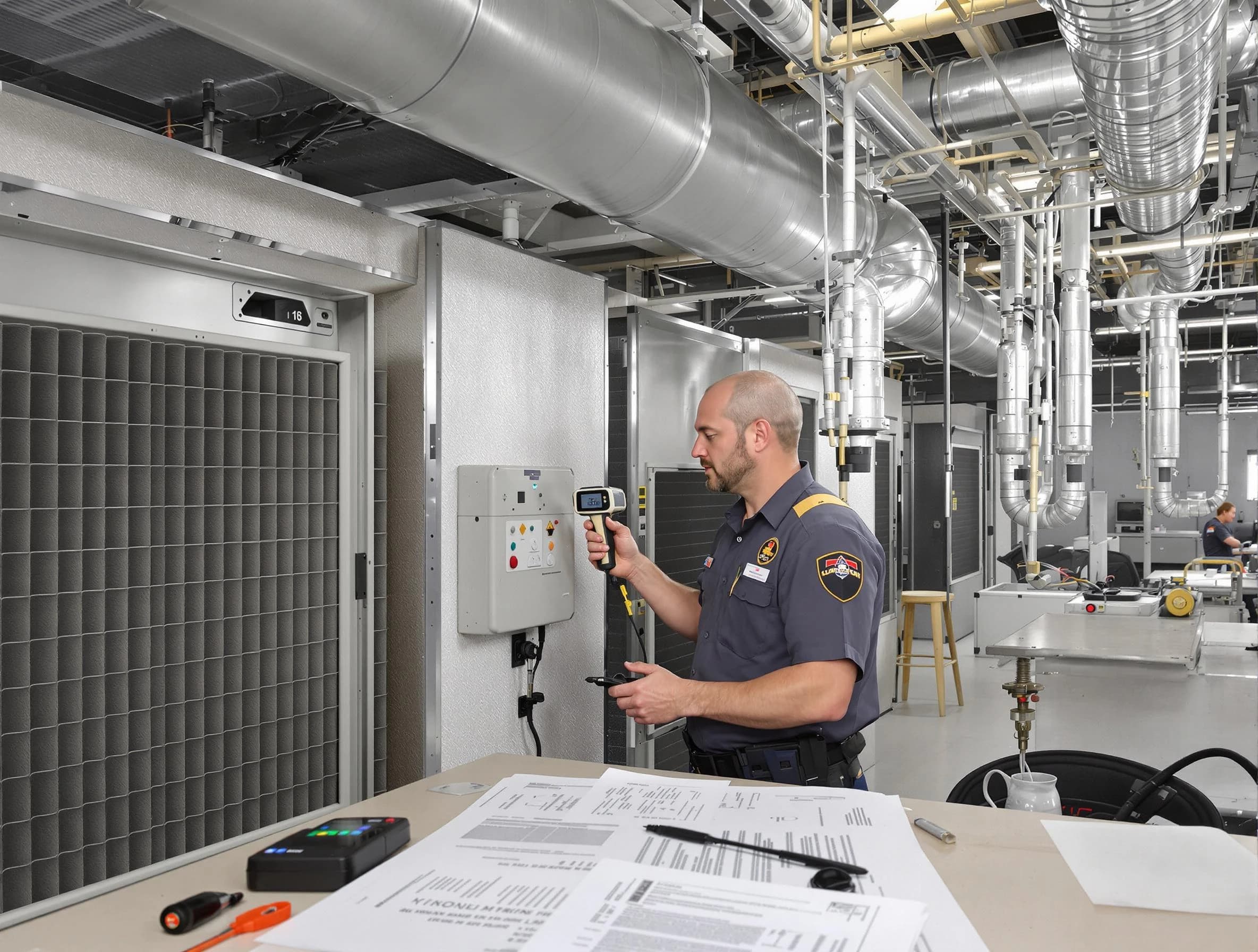 Professional filter system inspection by Salt Lake City Air Duct Cleaning in Salt Lake City