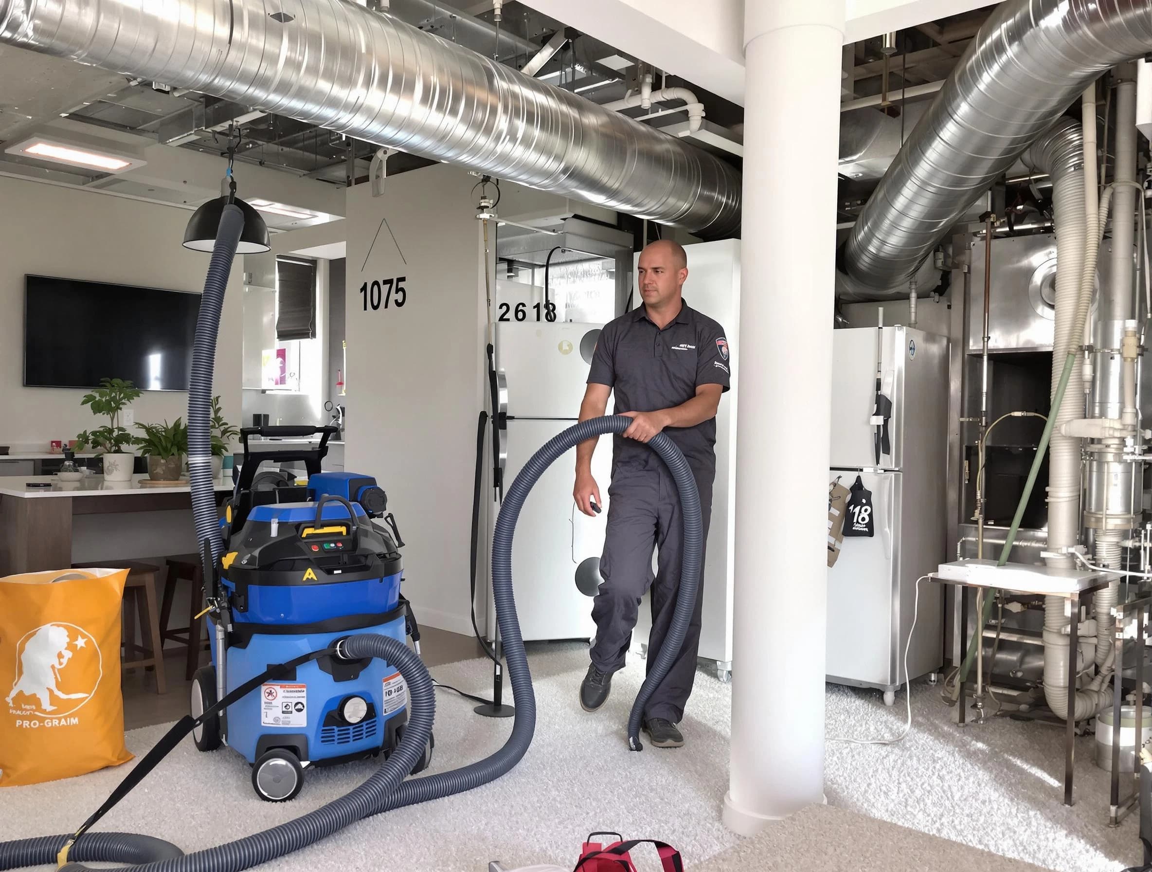 Salt Lake City Air Duct Cleaning expert performing detailed indoor duct cleaning for improved air quality in Salt Lake City