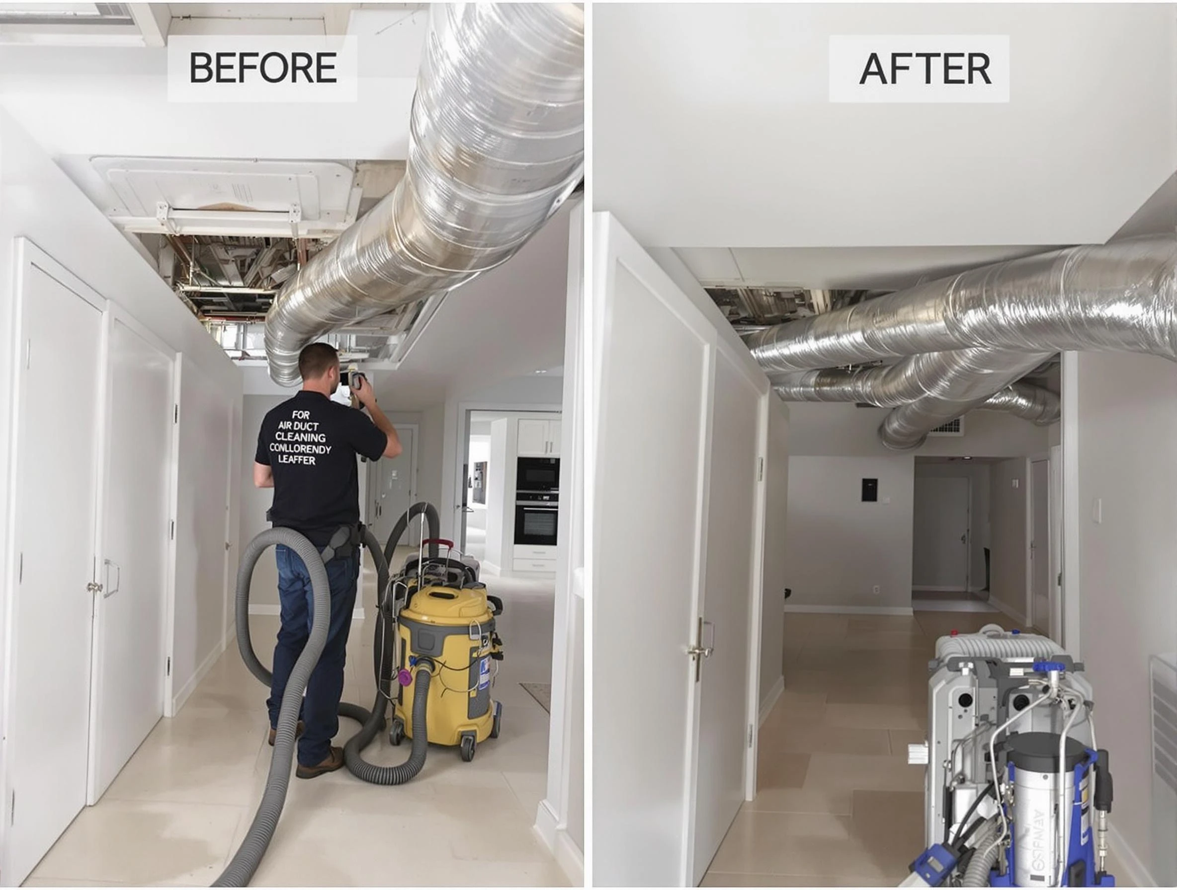 Salt Lake City Air Duct Cleaning professional performing thorough air duct cleaning in Salt Lake City