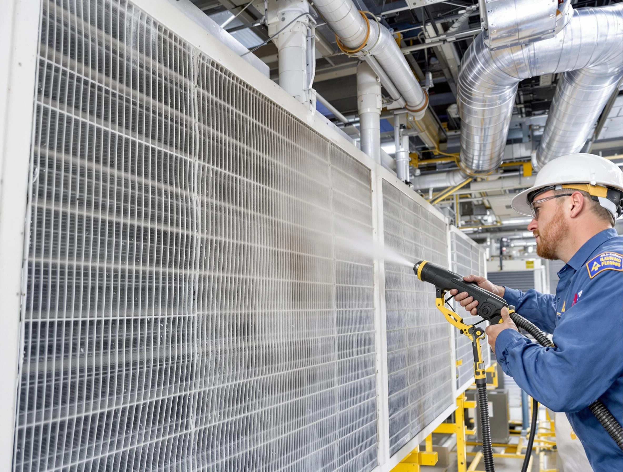 Professional commercial coil cleaning by Salt Lake City Air Duct Cleaning in Salt Lake City